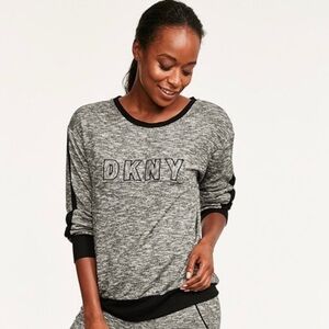 DKNY Logo Jogger Long Sleeve Sweater Size S